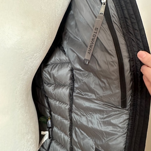 Women's L.L.Bean Black Primaloft Insulated Down Jacket Black Medium Zip - Picture 5 of 7